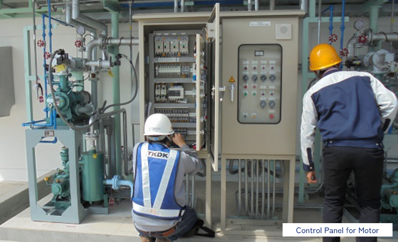 Control Panel for Motor