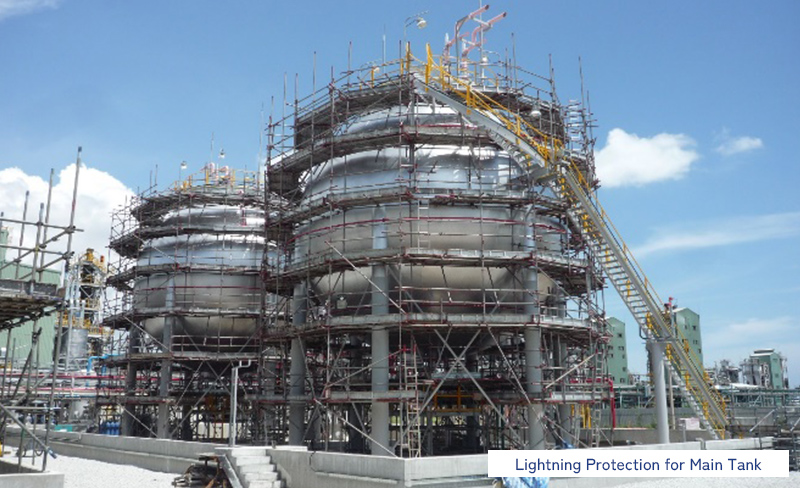Lightning Protection for Main Tank